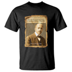 Vintage Newspaper W E B Du Bois T Shirt Civil Rights Pioneer