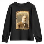 Vintage Newspaper W E B Du Bois Youth Sweatshirt Civil Rights Pioneer