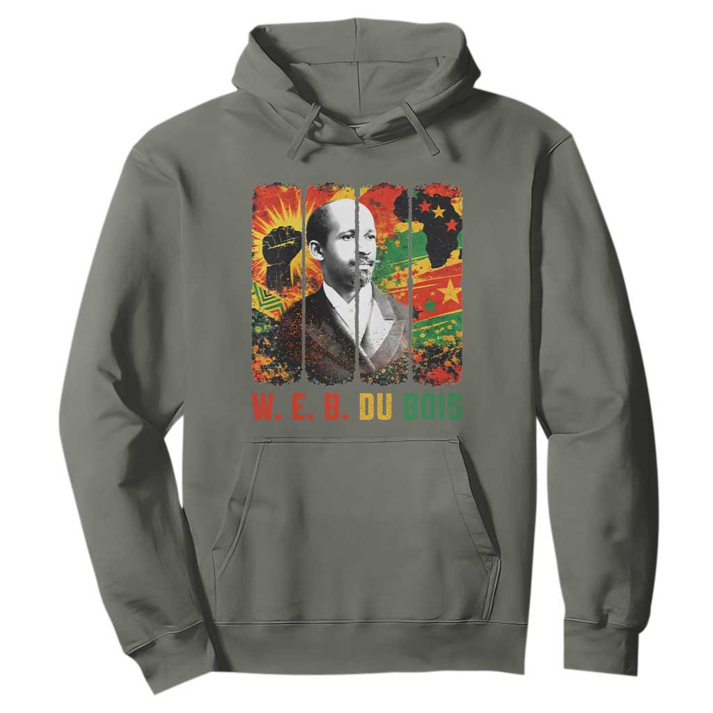 W E B Du Bois Hoodie Civil Rights Leader Gift