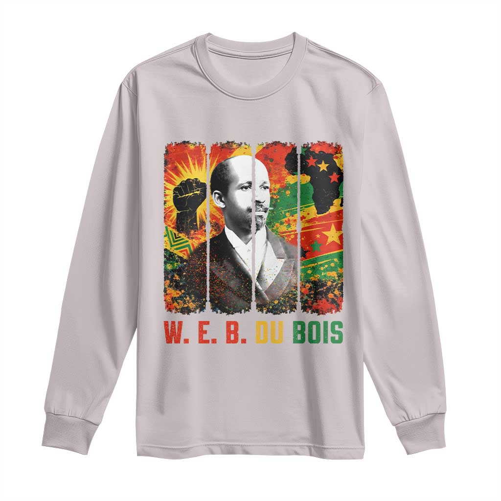 W E B Du Bois Long Sleeve Shirt Civil Rights Leader Gift