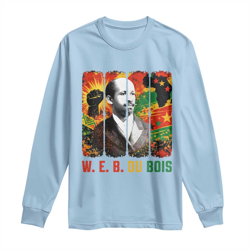 W E B Du Bois Long Sleeve Shirt Civil Rights Leader Gift