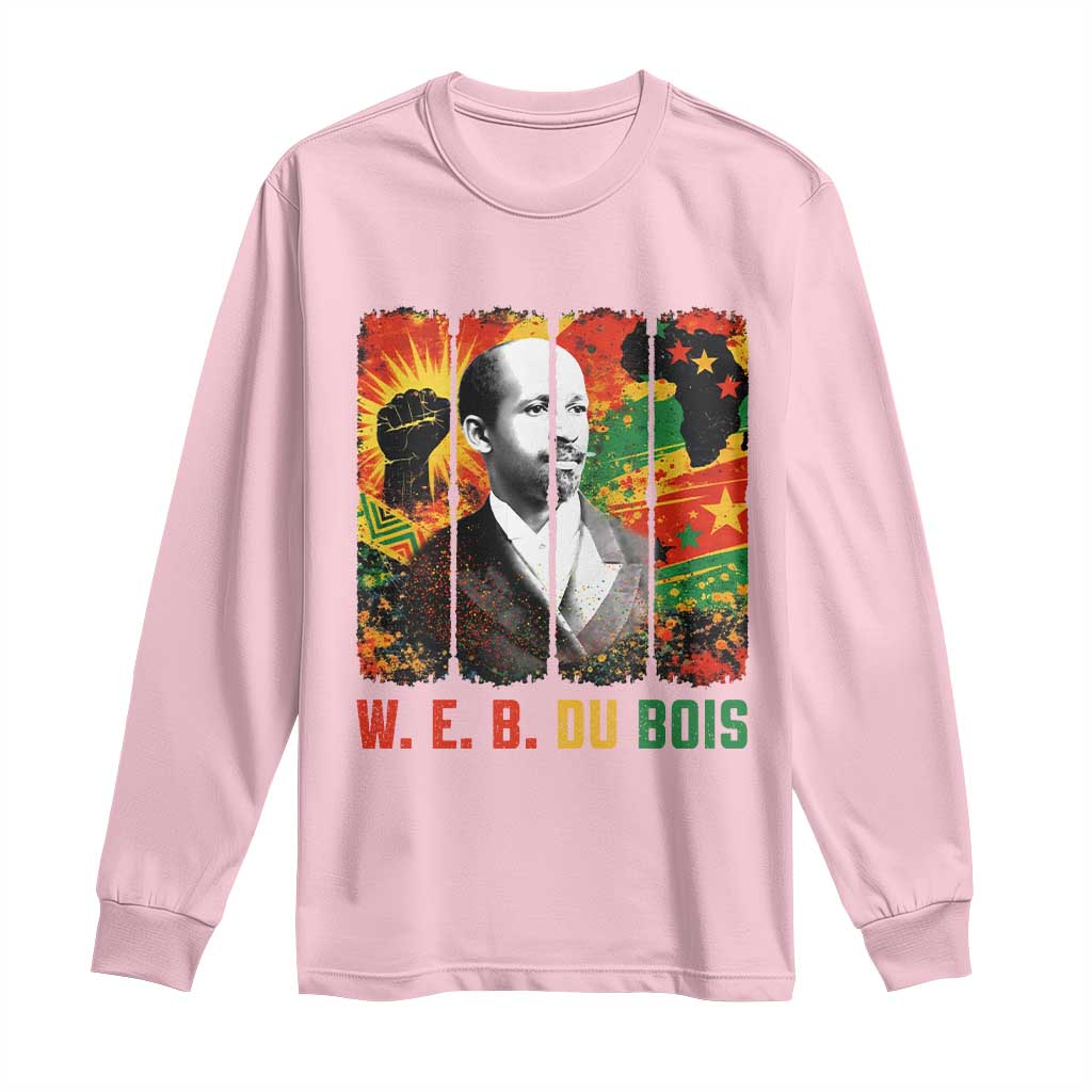 W E B Du Bois Long Sleeve Shirt Civil Rights Leader Gift