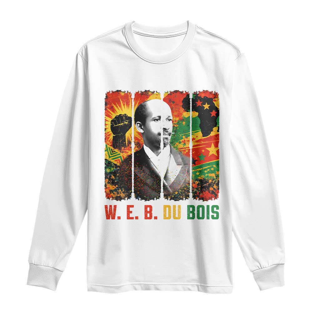 W E B Du Bois Long Sleeve Shirt Civil Rights Leader Gift