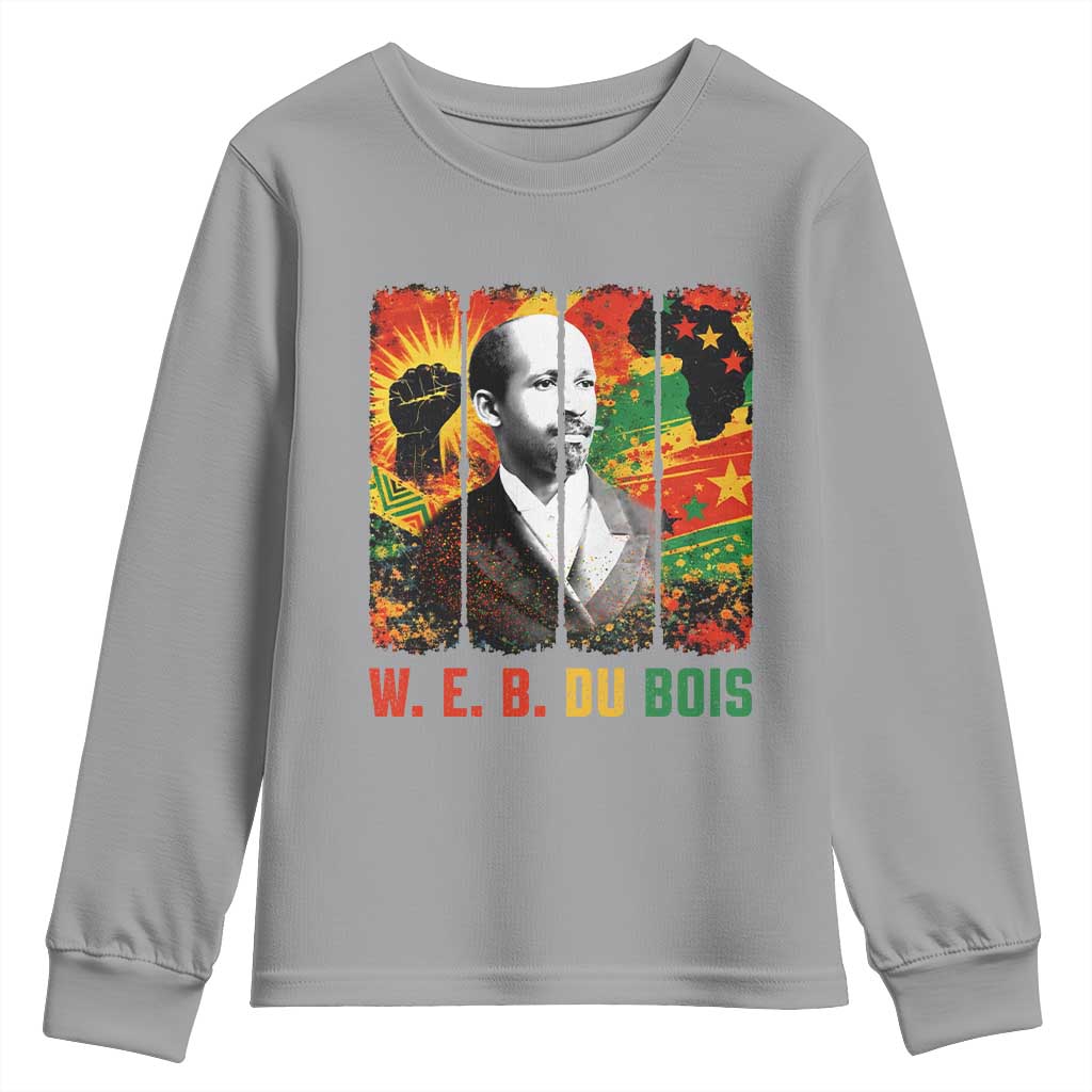 W E B Du Bois Youth Sweatshirt Civil Rights Leader Gift