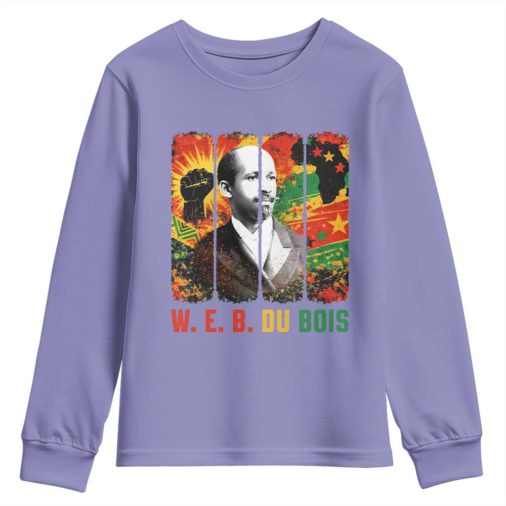 W E B Du Bois Youth Sweatshirt Civil Rights Leader Gift