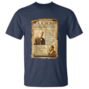 Vintage Newspaper W E B Du Bois T Shirt African American Scholar