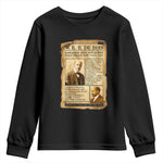 Vintage Newspaper W E B Du Bois Youth Sweatshirt African American Scholar