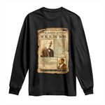 Vintage Newspaper W E B Du Bois Long Sleeve Shirt Civil Rights History
