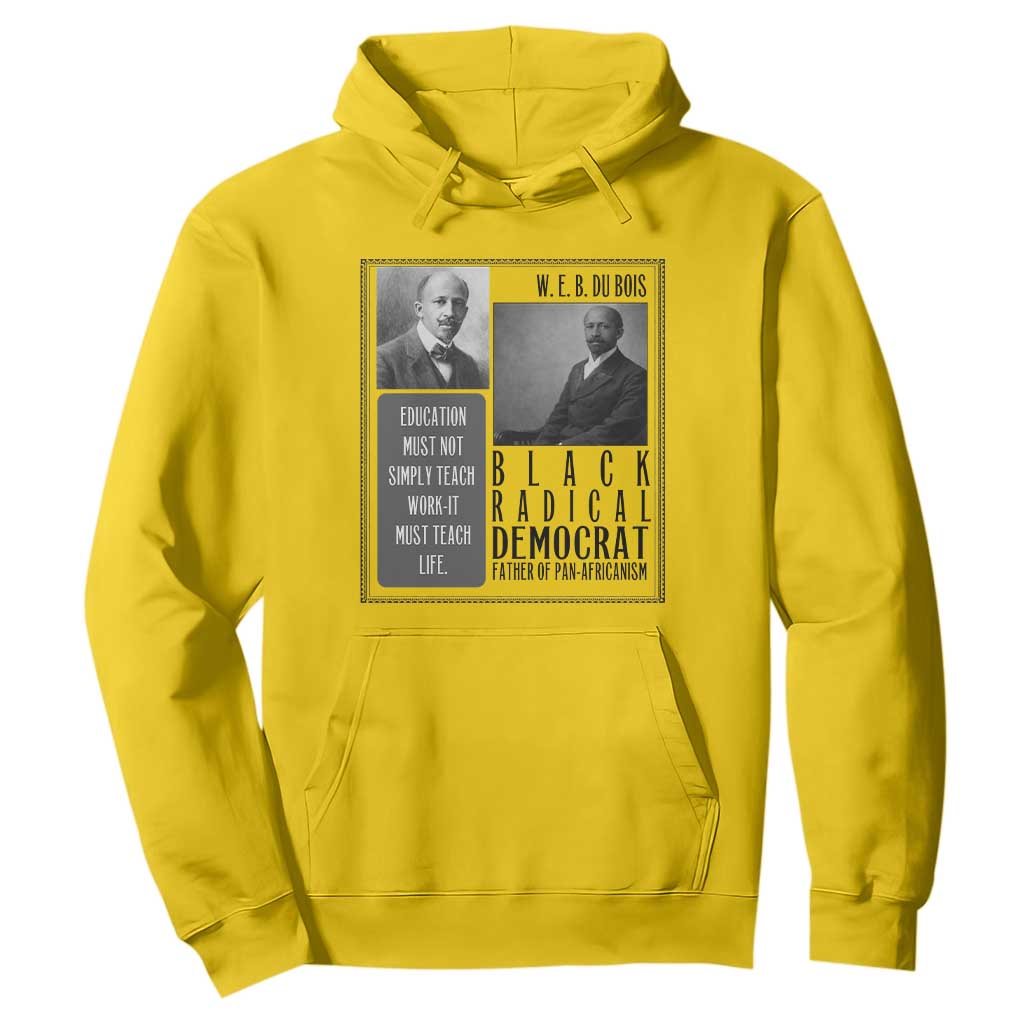 W E B Du Bois Hoodie Pan Africanism Intellectual Leader