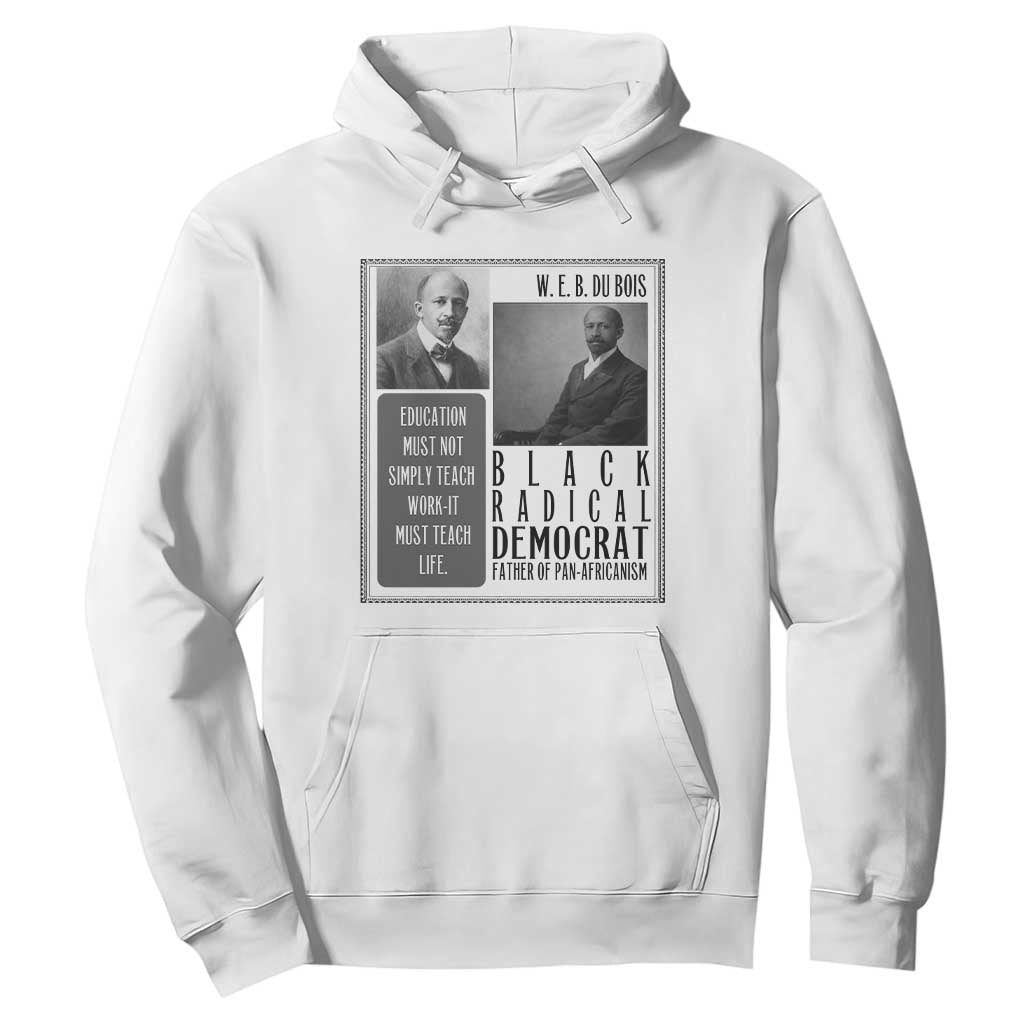W E B Du Bois Hoodie Pan Africanism Intellectual Leader