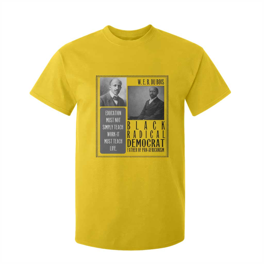W E B Du Bois T Shirt For Kid Pan Africanism Intellectual Leader
