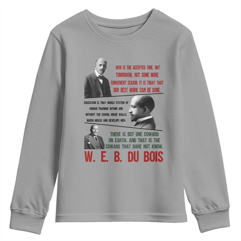 W E B Du Bois Education And Human Development Quote Youth Sweatshirt
