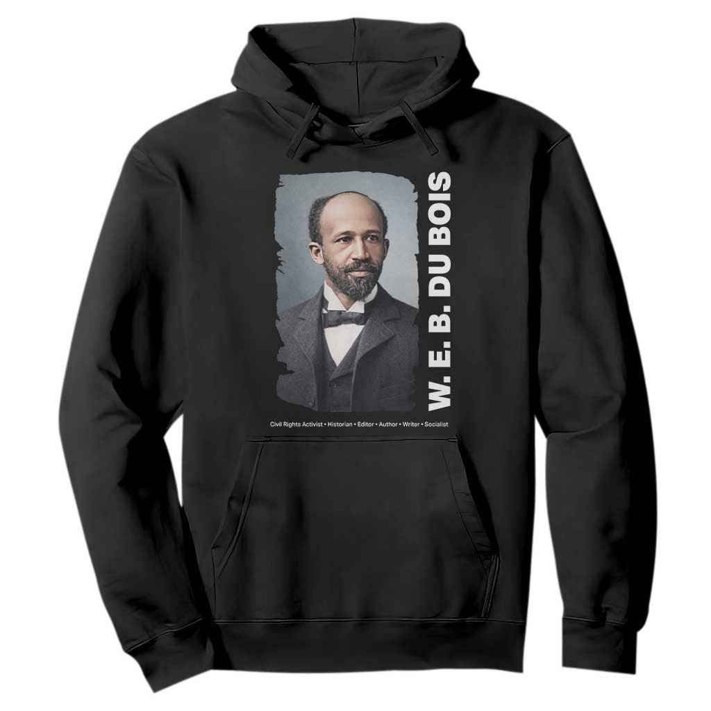 W E B Du Bois Hoodie Black Thought Leader And Intellectual Legacy