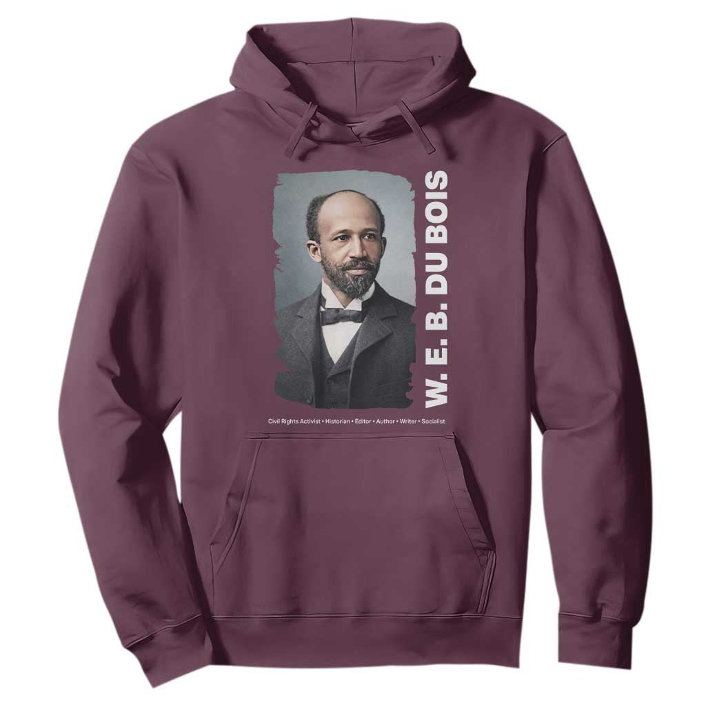 W E B Du Bois Hoodie Black Thought Leader And Intellectual Legacy