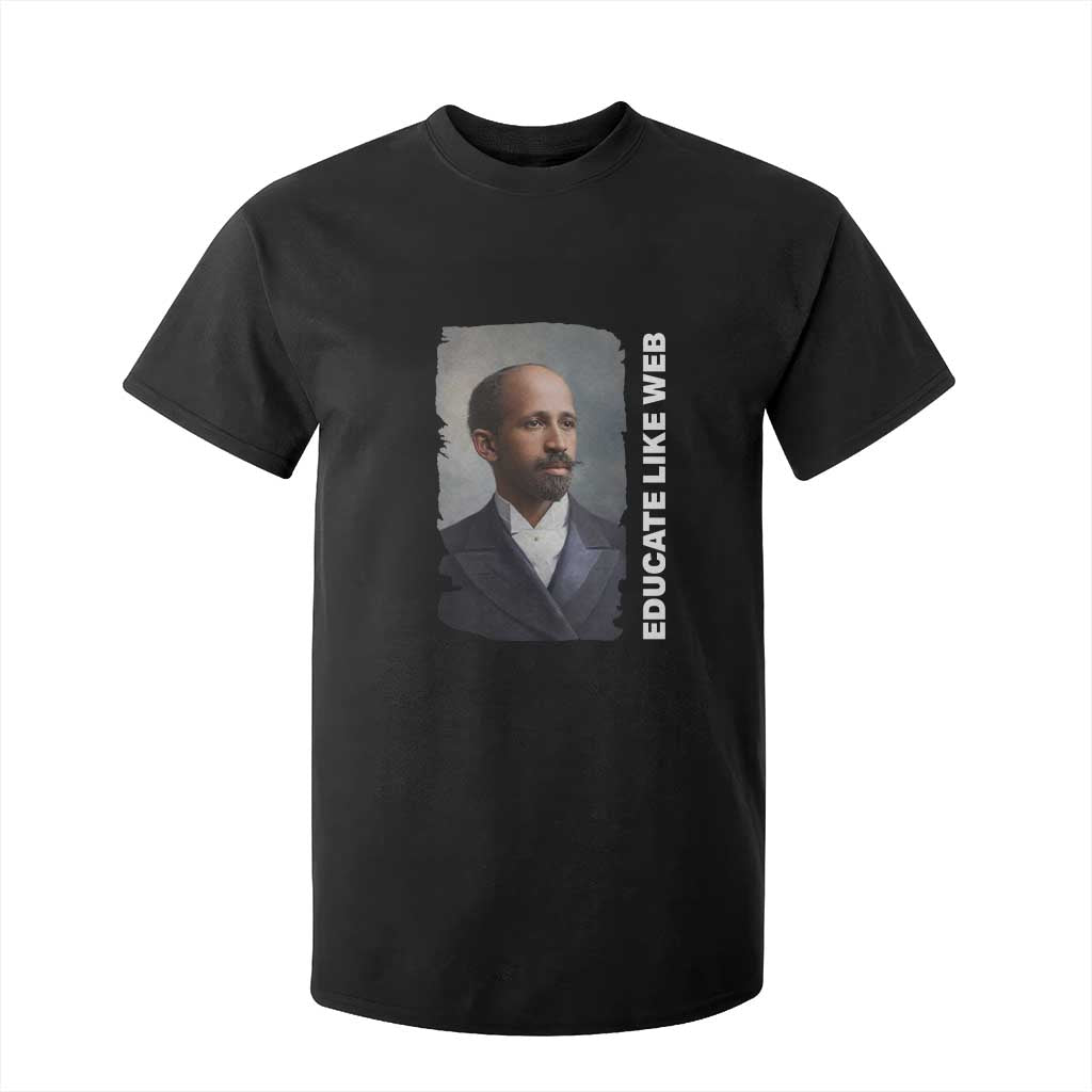 Educate Like W E B T Shirt For Kid African American Heritage