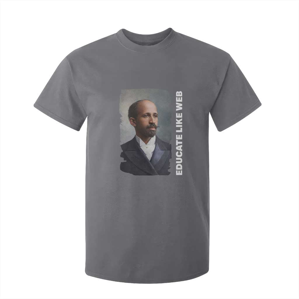 Educate Like W E B T Shirt For Kid African American Heritage