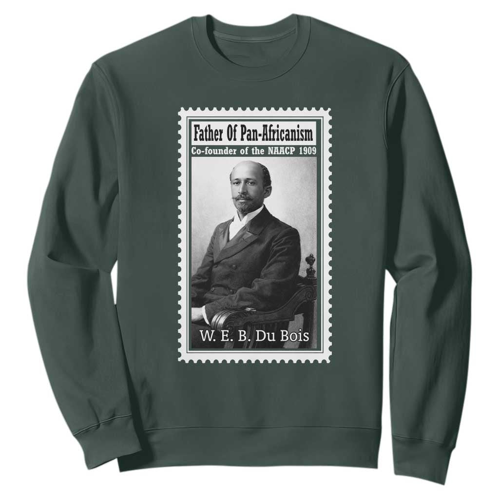Vintage Stamp W E B Du Bois Sweatshirt Black Thought Leader