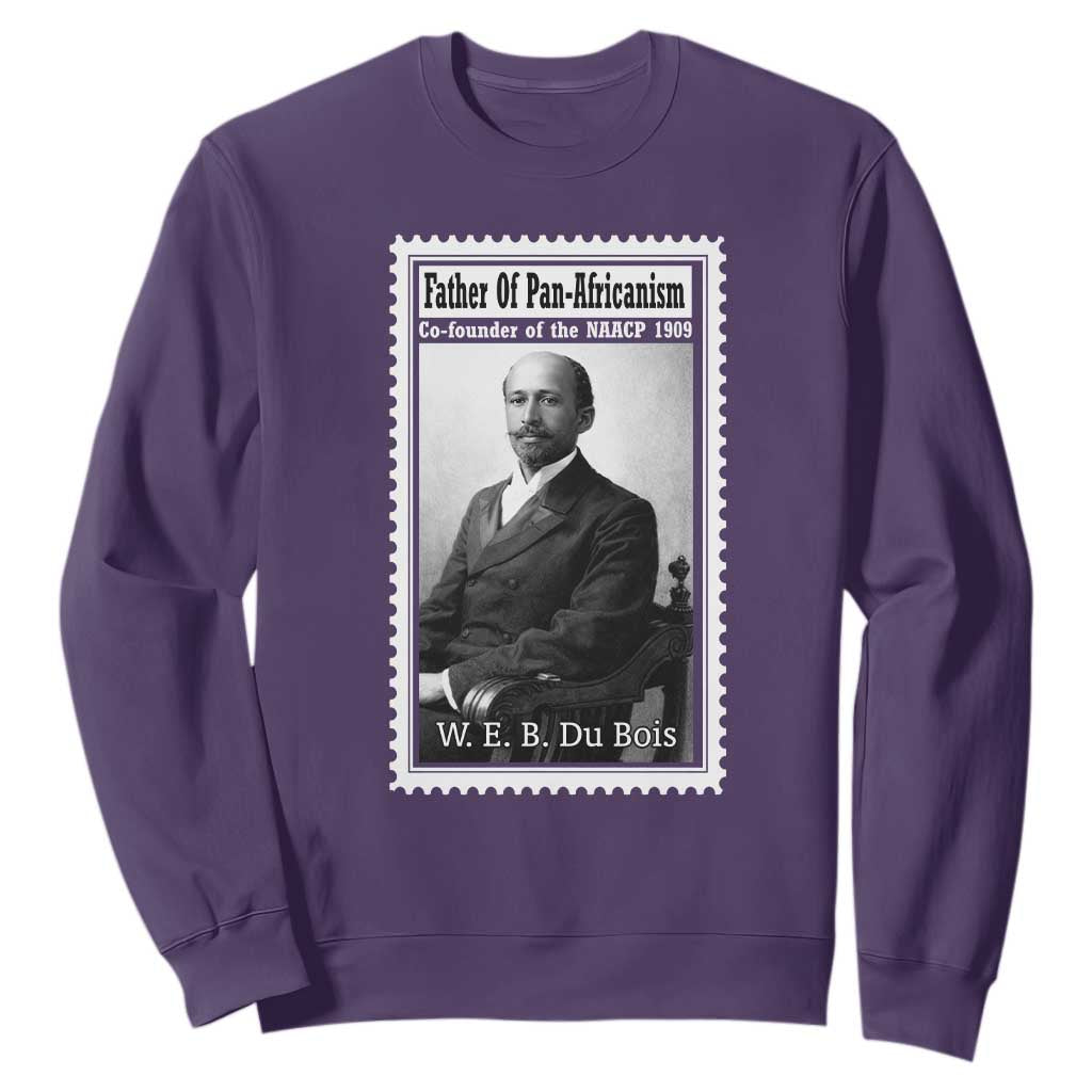 Vintage Stamp W E B Du Bois Sweatshirt Black Thought Leader