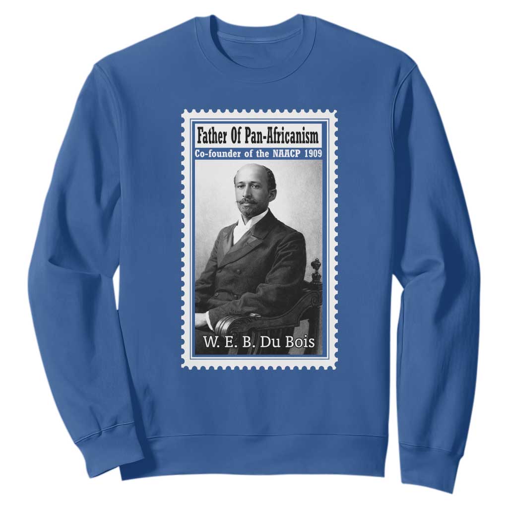 Vintage Stamp W E B Du Bois Sweatshirt Black Thought Leader