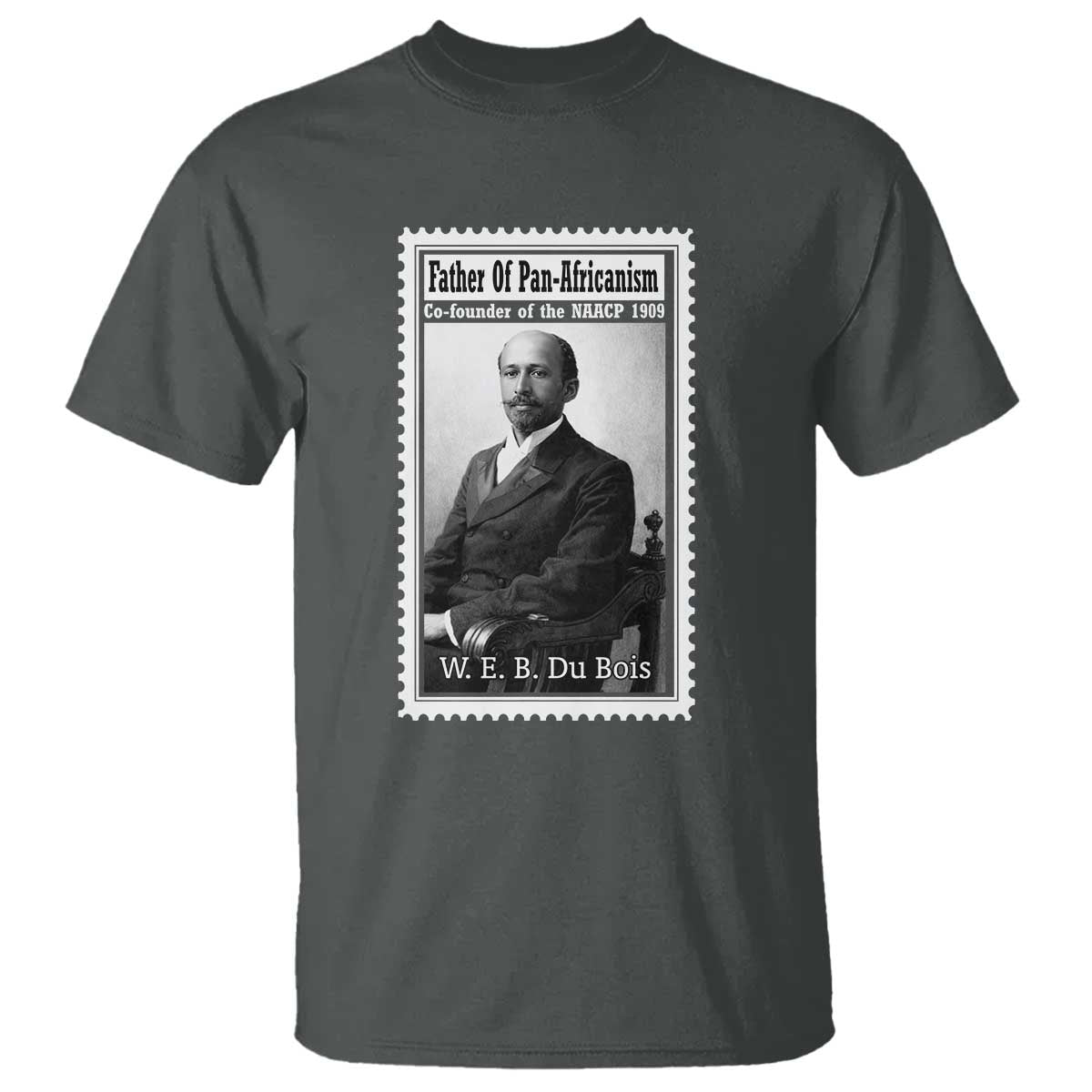 Vintage Stamp W E B Du Bois T Shirt Black Thought Leader