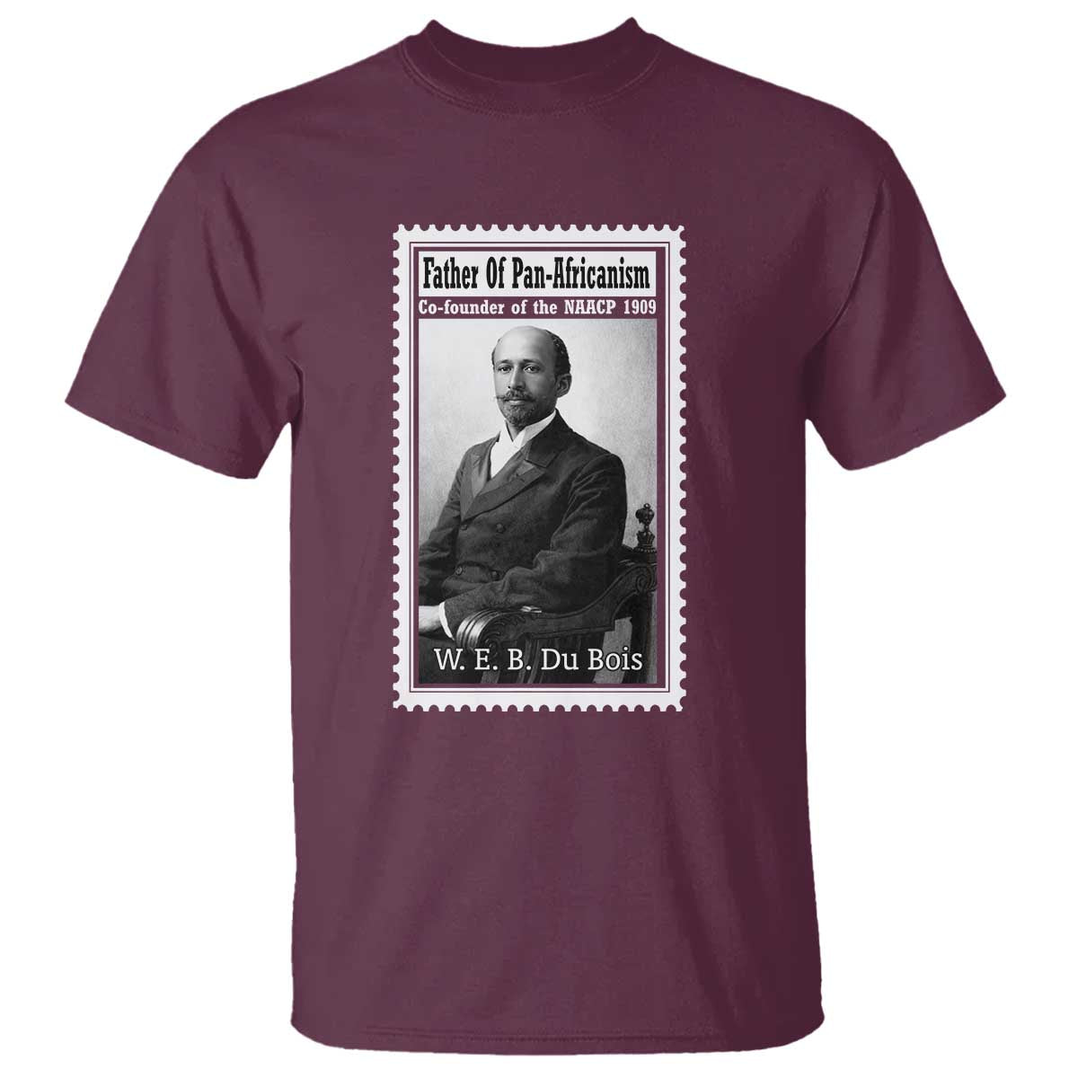 Vintage Stamp W E B Du Bois T Shirt Black Thought Leader