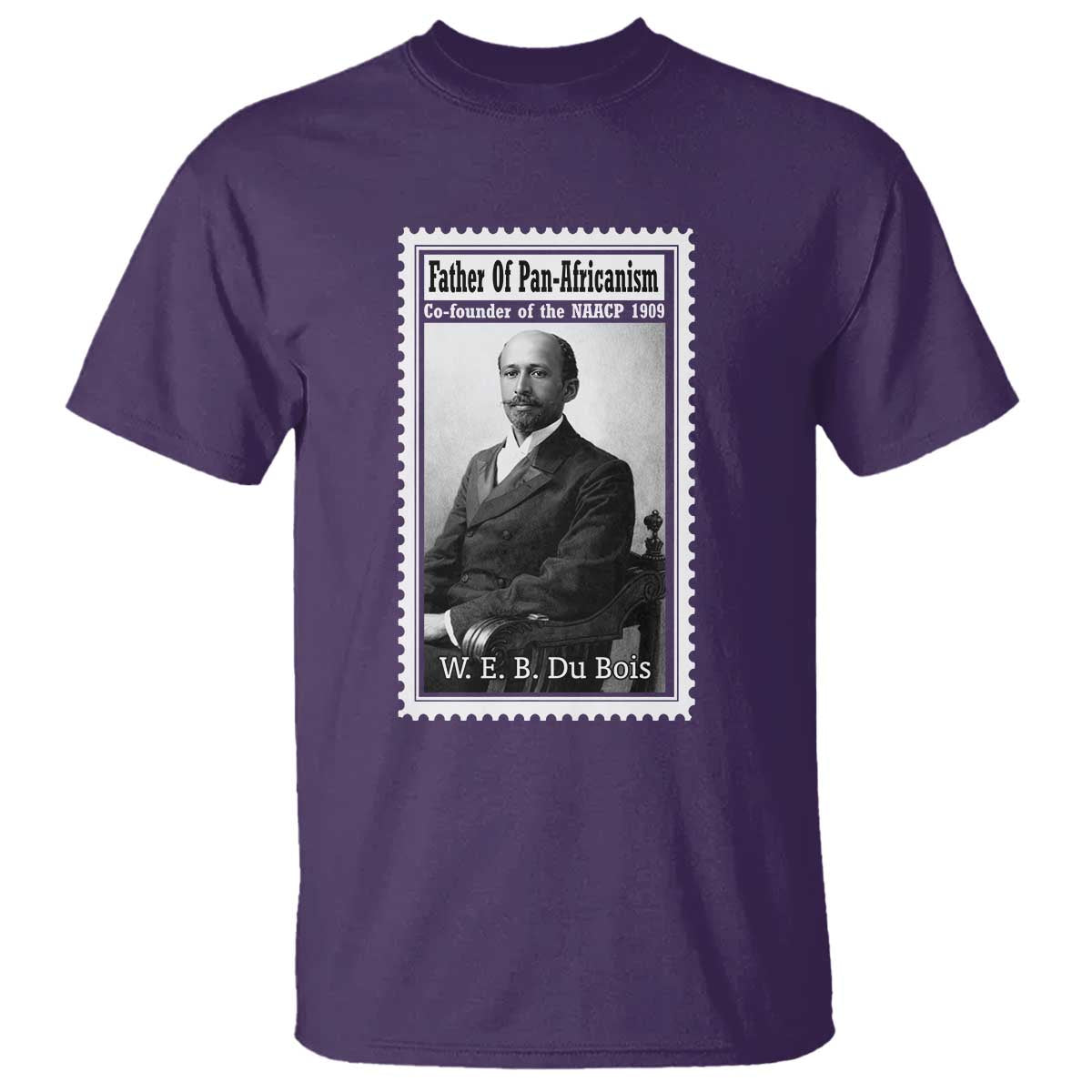 Vintage Stamp W E B Du Bois T Shirt Black Thought Leader