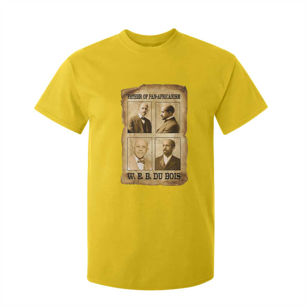 W E B Du Bois T Shirt For Kid African American History Gift