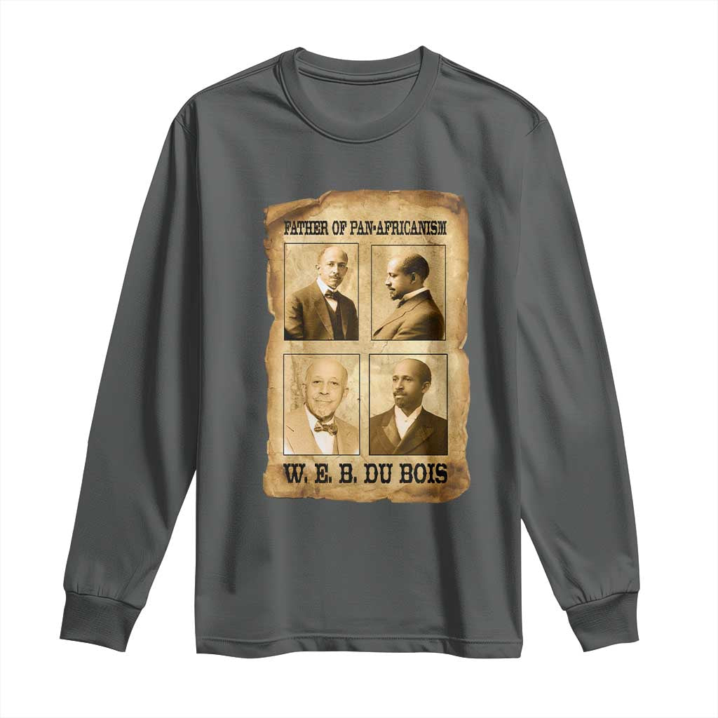 W E B Du Bois Long Sleeve Shirt African American History Gift