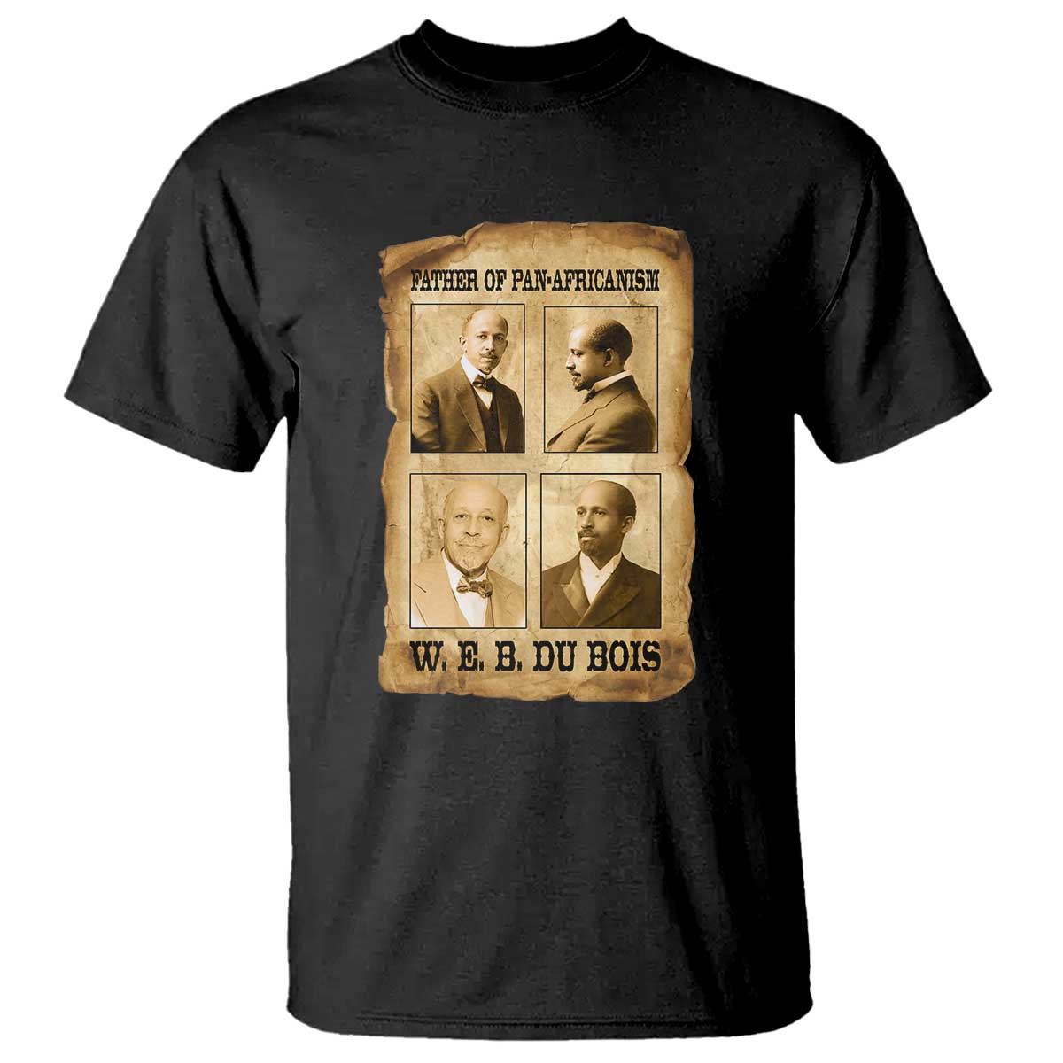 W E B Du Bois T Shirt African American History Gift
