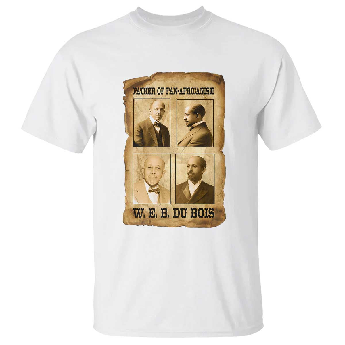 W E B Du Bois T Shirt African American History Gift