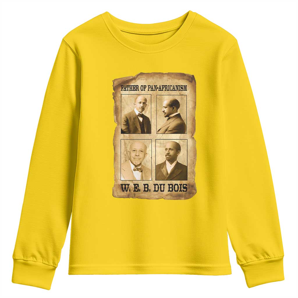W E B Du Bois Youth Sweatshirt African American History Gift