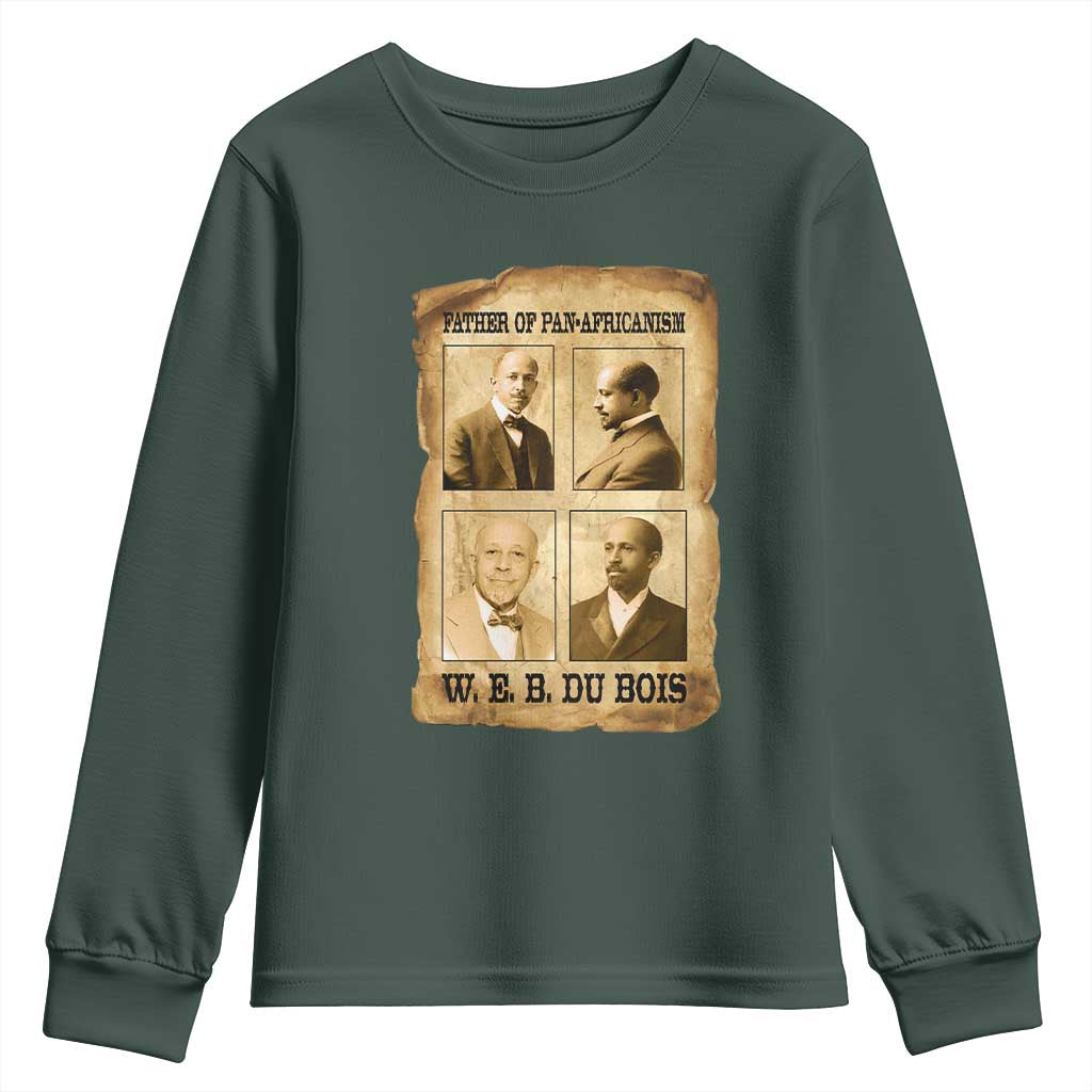 W E B Du Bois Youth Sweatshirt African American History Gift