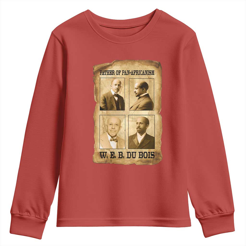 W E B Du Bois Youth Sweatshirt African American History Gift