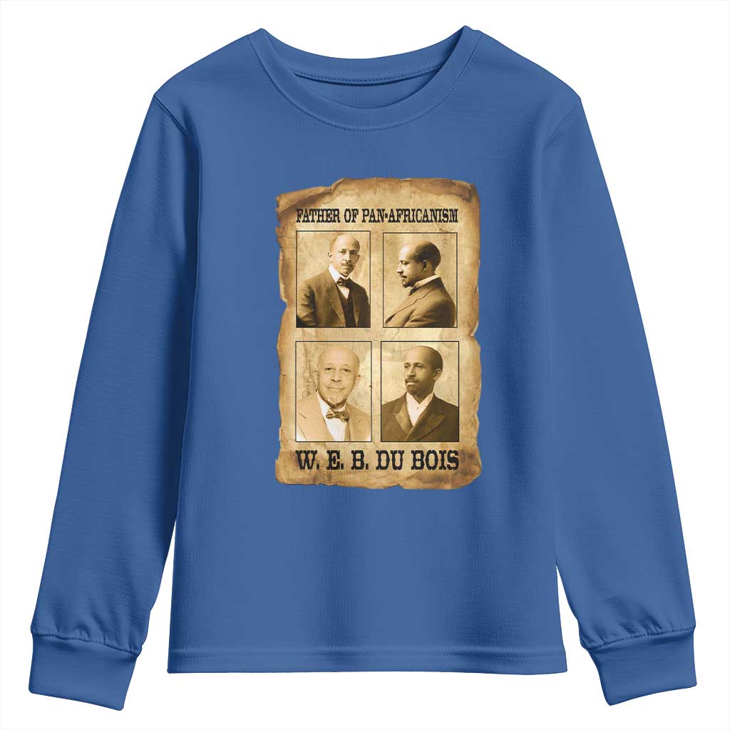 W E B Du Bois Youth Sweatshirt African American History Gift