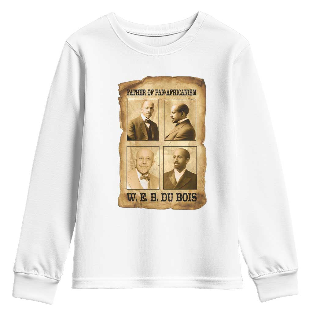W E B Du Bois Youth Sweatshirt African American History Gift