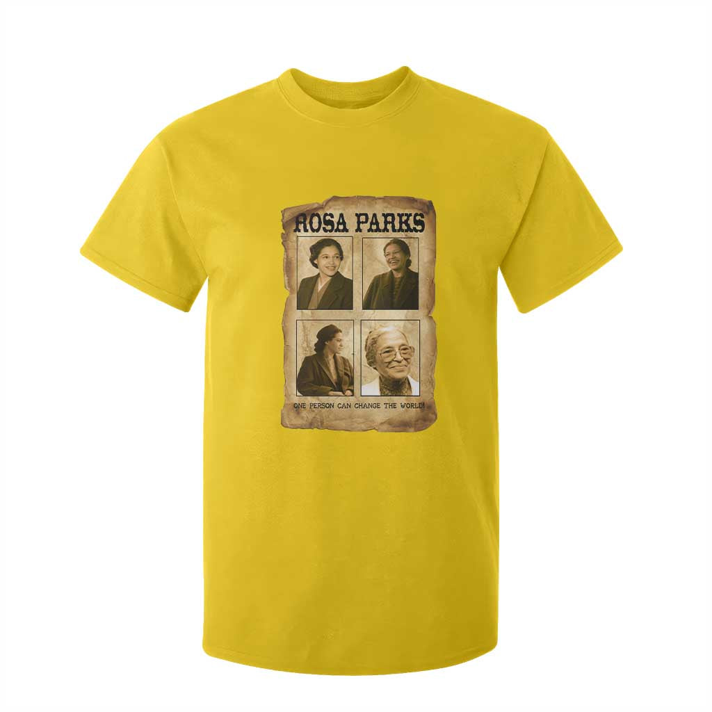 One Person Can Change The World Quote T Shirt For Kid Rosa Parks Legacy