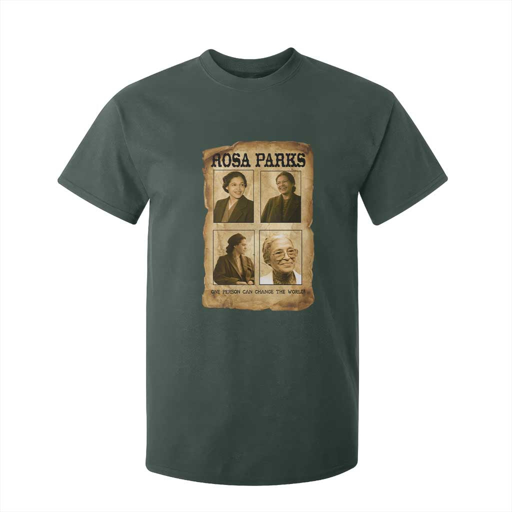 One Person Can Change The World Quote T Shirt For Kid Rosa Parks Legacy
