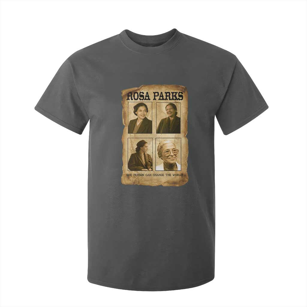 One Person Can Change The World Quote T Shirt For Kid Rosa Parks Legacy