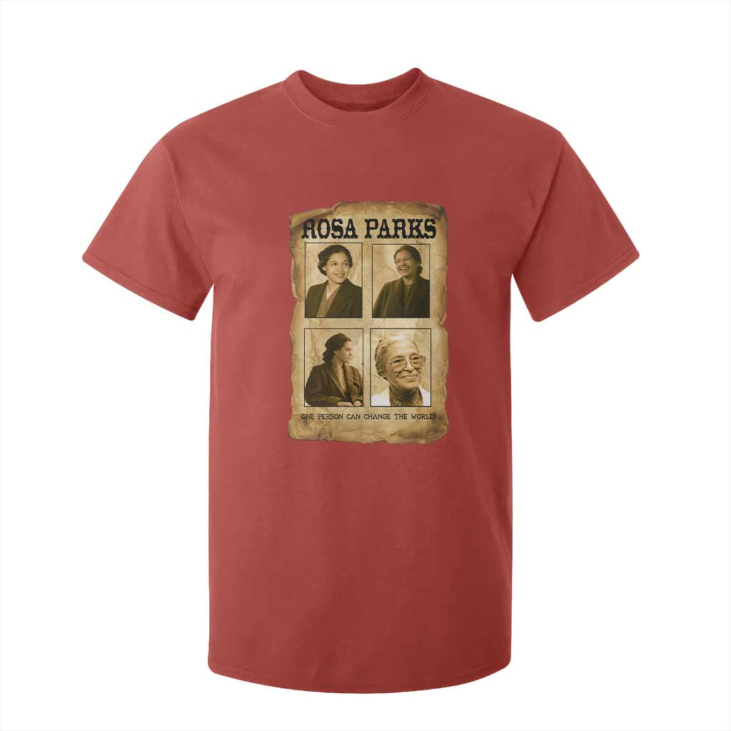 One Person Can Change The World Quote T Shirt For Kid Rosa Parks Legacy