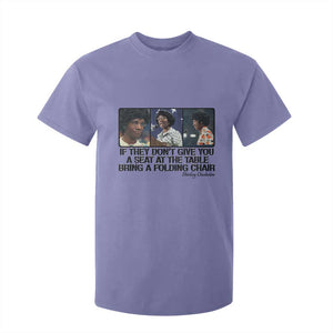 Shirley Chisholm Seat At The Table Quote T Shirt For Kid Strong Black Women Pride