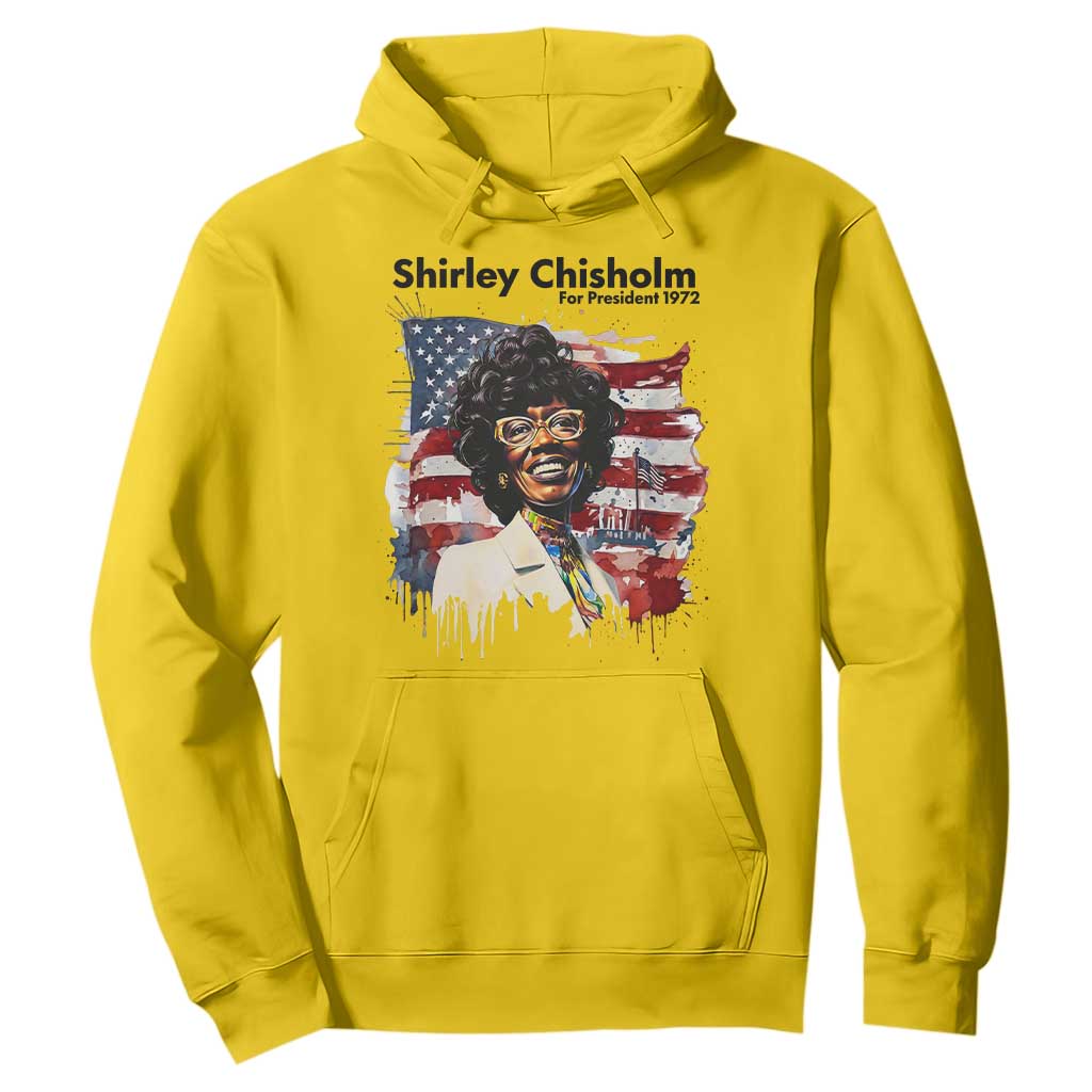 Shirley Chisholm For President 1972 With American Flag Hoodie
