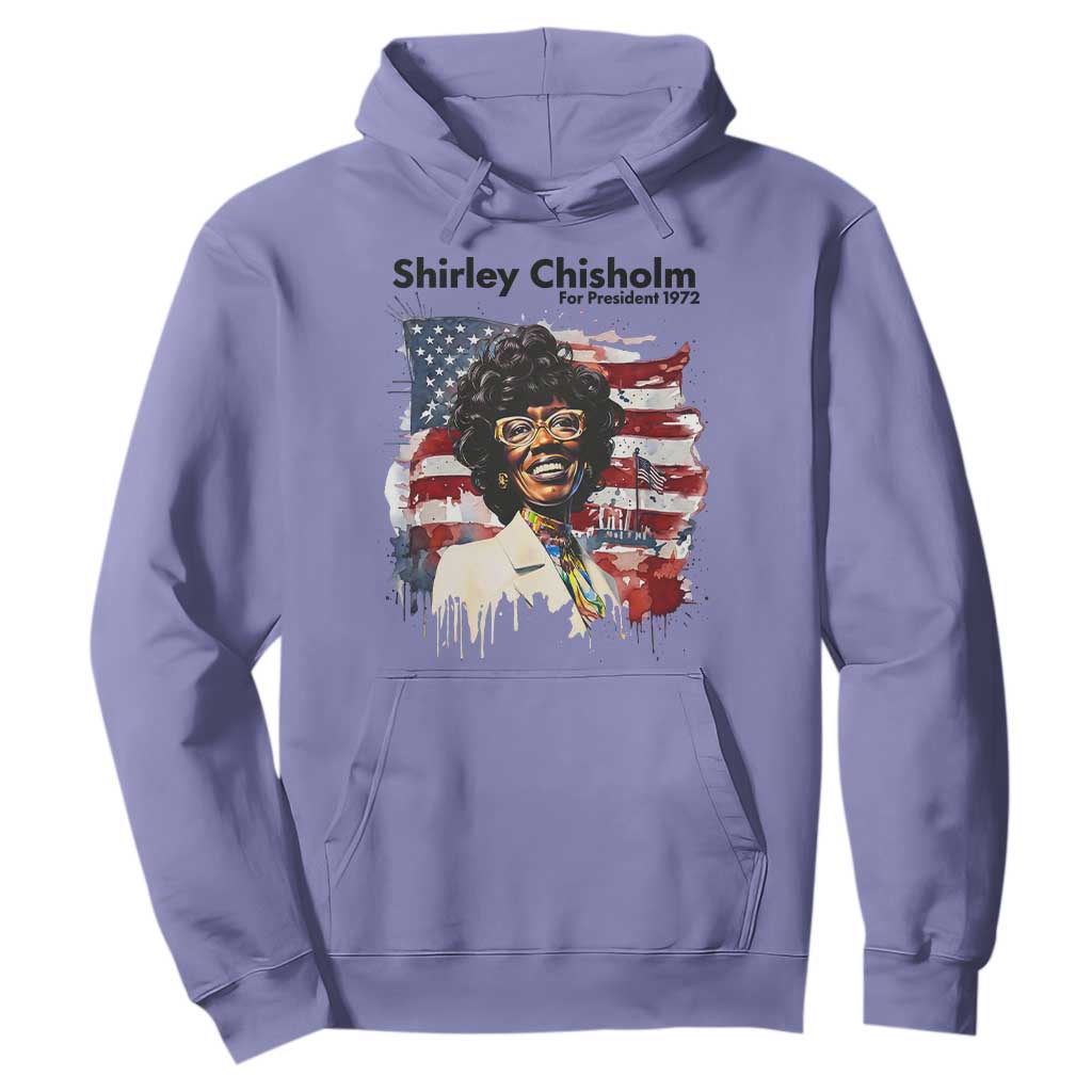 Shirley Chisholm For President 1972 With American Flag Hoodie