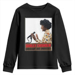 Shirley Chisholm Feminist Empowerment Youth Sweatshirt Unbought And Unbossed