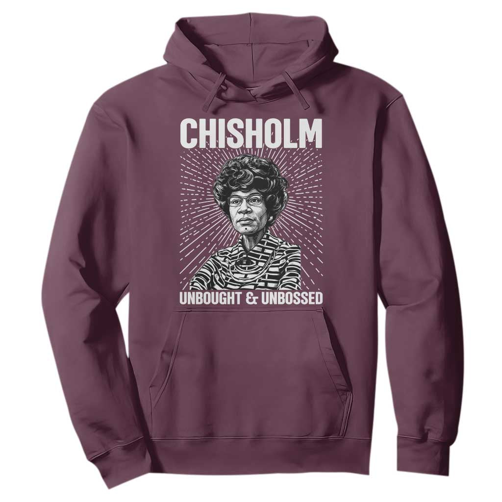 Shirley Chisholm Unbought And Unbossed Feminist Hoodie