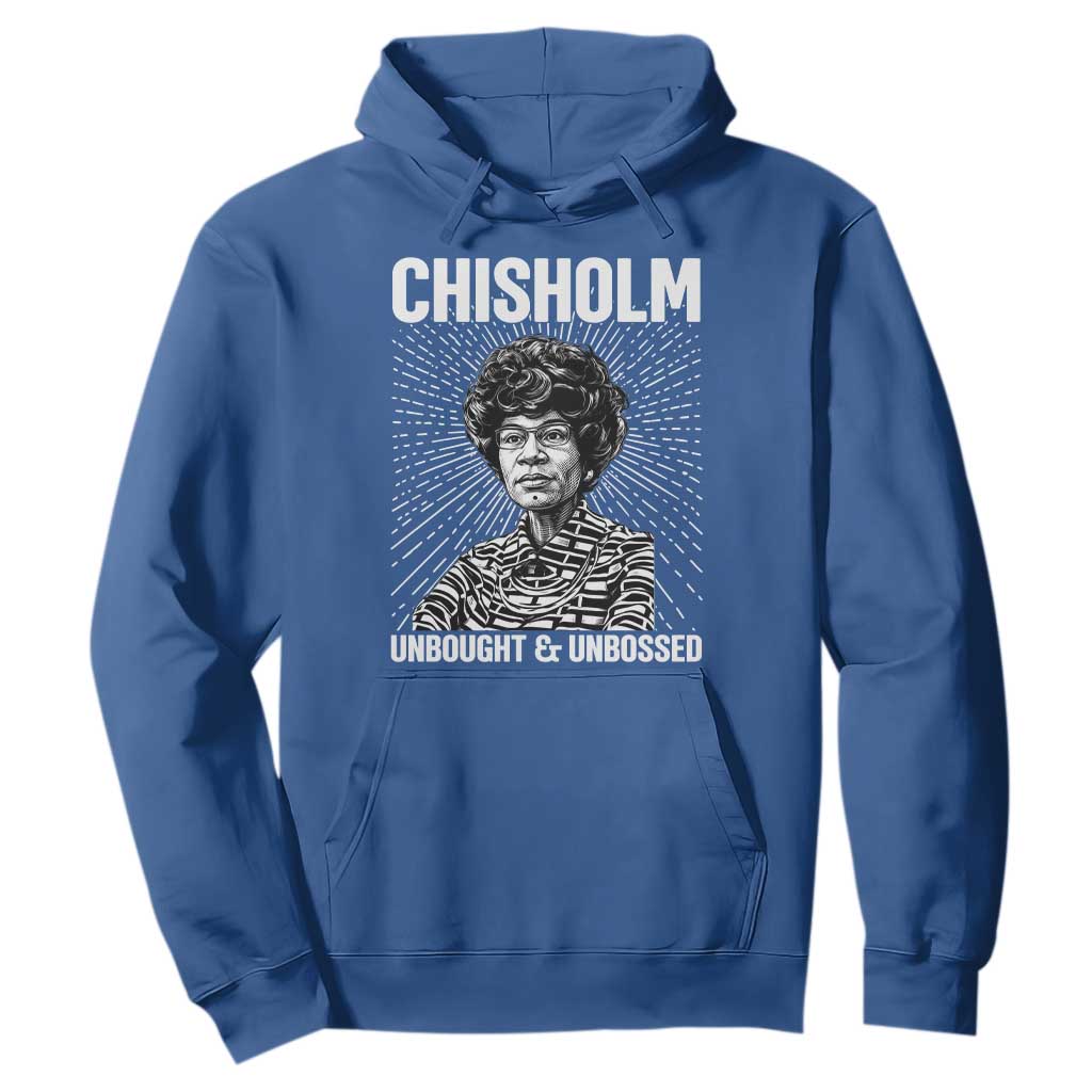 Shirley Chisholm Unbought And Unbossed Feminist Hoodie