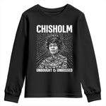 Shirley Chisholm Unbought And Unbossed Feminist Youth Sweatshirt