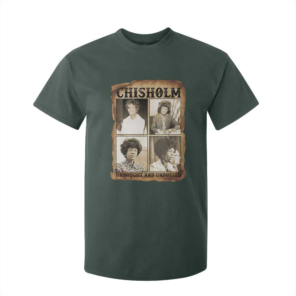 Vintage Shirley Chisholm Unbought And Unbossed T Shirt For Kid Womens History Month
