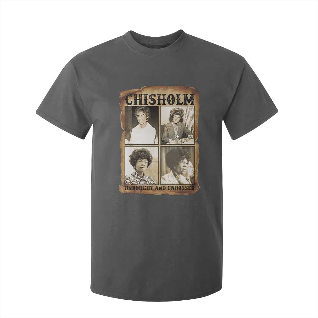Vintage Shirley Chisholm Unbought And Unbossed T Shirt For Kid Womens History Month