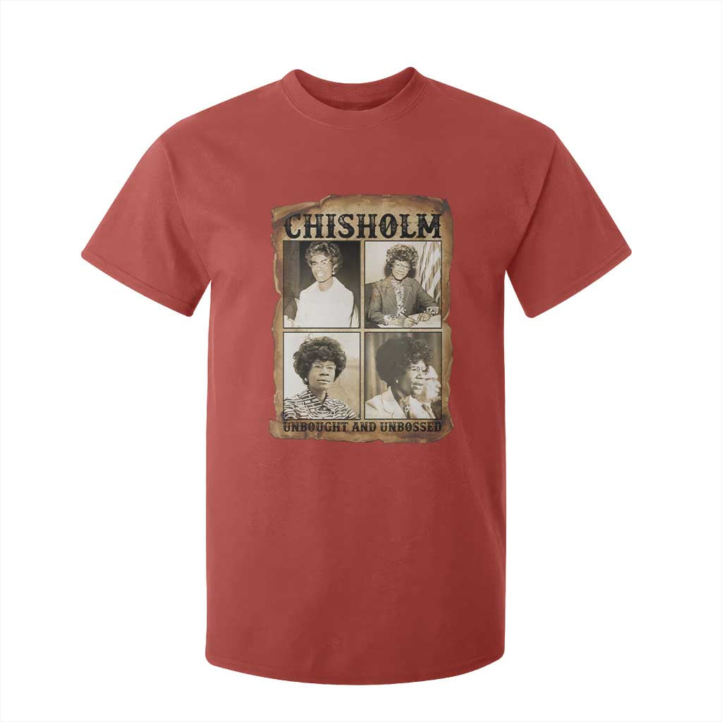 Vintage Shirley Chisholm Unbought And Unbossed T Shirt For Kid Womens History Month