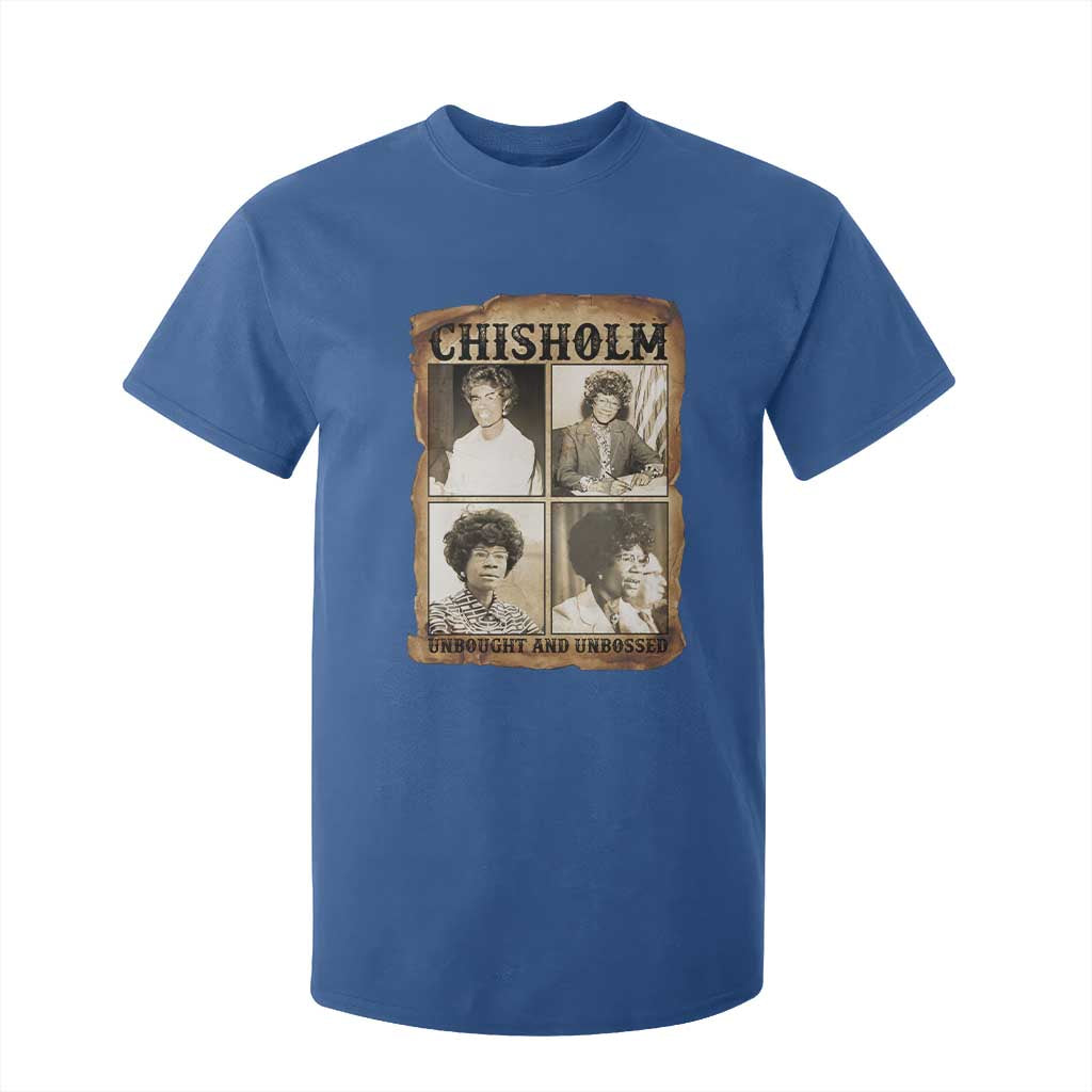 Vintage Shirley Chisholm Unbought And Unbossed T Shirt For Kid Womens History Month